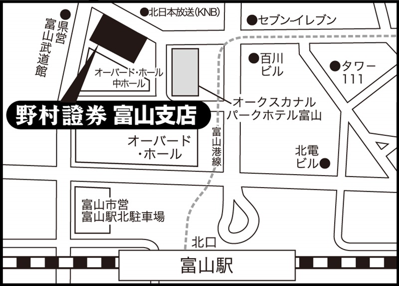 富山支店地図